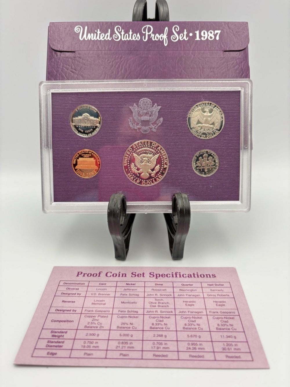 1987 United States Proof Set Uncirculated with Original Packaging - Great Gift! - Picture 4 of 15